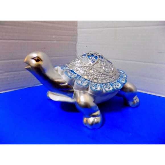NEW Fancy Turtle Tortoise Figurine Statue Home Decor - Picture 3 of 7